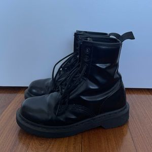 Dr. Martens 1460 Mono Smooth Leather Lace Up Boot